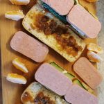 spam and pickle sandwiches